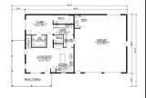 Farmhouse House Plan - 43980 - 1st Floor Plan