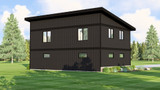 Modern House Plan - 64722 - Rear Exterior