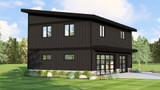 Modern House Plan - 64722 - Left Exterior