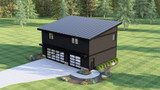 Modern House Plan - 64722 - Exterior