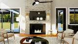 Secondary Image - Farmhouse House Plan - 63604 - Living Room