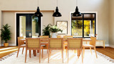 Farmhouse House Plan - 63604 - Dining Room