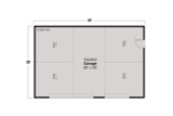 Traditional House Plan - Garage 71811 - 1st Floor Plan