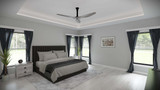 Farmhouse House Plan - 96577 - Master Bedroom