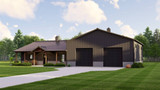 Farmhouse House Plan - 91077 - Front Exterior