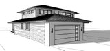 Modern House Plan - Edgeview 84676 - Left Exterior