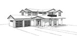 Contemporary House Plan - Nelson 19460 - Left Exterior