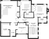 Secondary Image - Farmhouse House Plan - Oakstone 45313 - 2nd Floor Plan