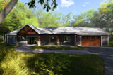 Ranch House Plan - Cardinal 84771 - Exterior