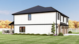Contemporary House Plan - 23591 - Left Exterior