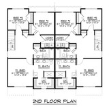 Contemporary House Plan - 23591 - 2nd Floor Plan
