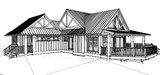 Modern House Plan - Eagle’s Hollow 13263 - Right Exterior