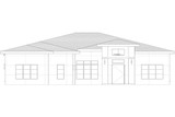 Mediterranean House Plan - Indiana 78109 - Front Exterior