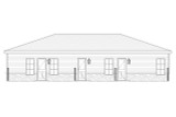 Country House Plan - Stiles 37694 - Rear Exterior
