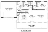Saltbox House Plan - 18037 - 1st Floor Plan
