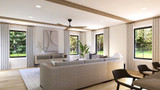 Saltbox House Plan - 18037 - Living Room