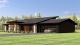 Modern House Plan - 34473 - Right Exterior