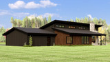 Modern House Plan - 34473 - Right Exterior