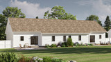 Traditional House Plan - Haver Hill 23449 - Rear Exterior