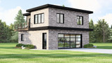Contemporary House Plan - 51857 - Front Exterior