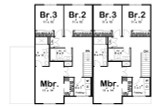 Farmhouse House Plan - Waycross 17720 - 2nd Floor Plan
