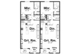 Mediterranean House Plan - Boucher 66280 - 2nd Floor Plan