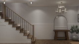 Mediterranean House Plan - Boucher 66280 - Foyer