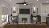 Secondary Image - Mediterranean House Plan - Boucher 66280 - Great Room