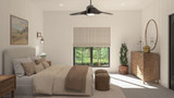 Mediterranean House Plan - Boucher 66280 - Master Bedroom