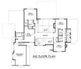 European House Plan - 72650 - 2nd Floor Plan