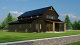 Farmhouse House Plan - 27808 - Left Exterior