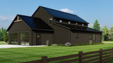 Farmhouse House Plan - 27808 - Left Exterior