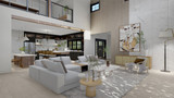 Secondary Image - Farmhouse House Plan - 27808 - Great Room