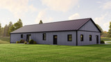 Farmhouse House Plan - 23285 - Rear Exterior