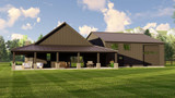 Farmhouse House Plan - 94554 - Rear Exterior