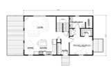 Mountain Rustic House Plan - Sandy River 43852 - 1st Floor Plan