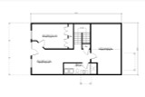 Mountain Rustic House Plan - Sandy River 43852 - Basement Floor Plan