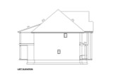 Craftsman House Plan - Elmont 53188 - Left Exterior