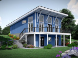 Contemporary House Plan - Hammersley Inlet Overlook 39899 - Front Exterior