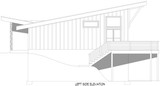 Contemporary House Plan - Hammersley Inlet Overlook 39899 - Left Exterior