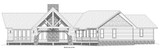 Mountain Rustic House Plan - Crane Mountain 46334 - Rear Exterior
