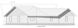 Mountain Rustic House Plan - Crane Mountain 46334 - Left Exterior