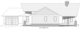 Mountain Rustic House Plan - Crane Mountain 46334 - Right Exterior