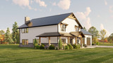 Farmhouse House Plan - 15134 - Left Exterior