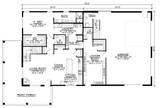 Farmhouse House Plan - 45429 - 1st Floor Plan