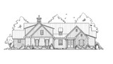 Mountain Rustic House Plan - Eagles Nest 44933 - Exterior