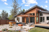 Modern House Plan - Beaver Lane 66630 - Rear Exterior