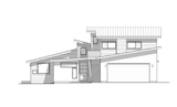 Modern House Plan - Beaver Lane 66630 - Front Exterior