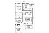 Cottage House Plan - Southbay 67097 - 1st Floor Plan