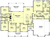 Craftsman House Plan - Holly Crest 71115 - 1st Floor Plan